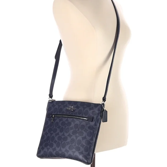Coach Dark Blue Crossbody Bag - Picture 1 of 9
